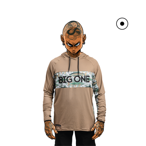 UPF50+ PROTECTION HOODED SWEATER “AMAZZONIA”