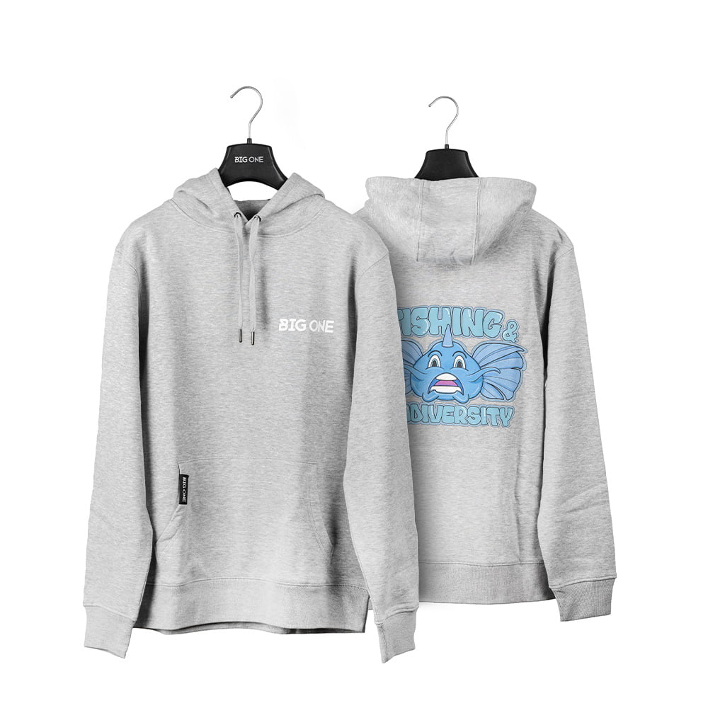 FELPA CON CAPPUCCIO “FISHING & BIODIVERSITY” - REGULAR FIT