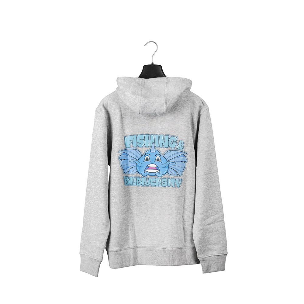 FELPA CON CAPPUCCIO “FISHING & BIODIVERSITY” - REGULAR FIT